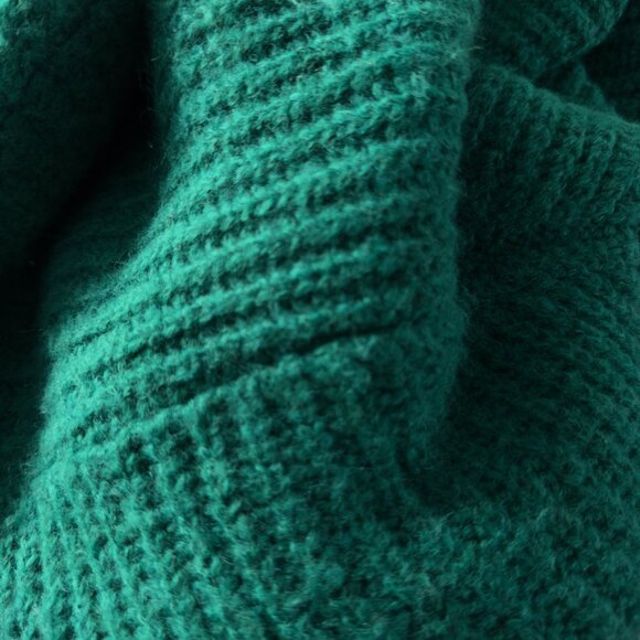 Daniela Anna Made in Italy – Emerald Green Sweater Dress (Size S) - Picture 3 of 4